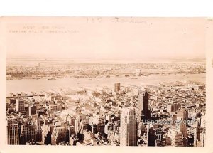 West View from Empire State Observatory - New York City s, New York NY  