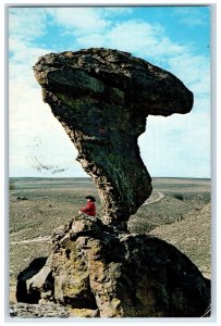 Twin Falls Idaho Postcard Balanced Rock Buhl Exterior View 1972 Vintage Antique