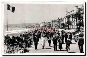 Old Postcard Nice La Promenade Garden Hotel