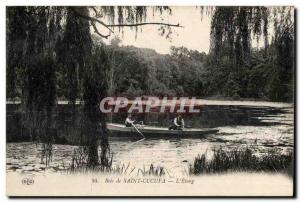 Postcard Old Wood Seals Cucufa L Etang Barque