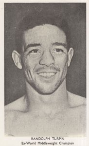 Randolph Turpin Middleweight Boxing Champion Postcard