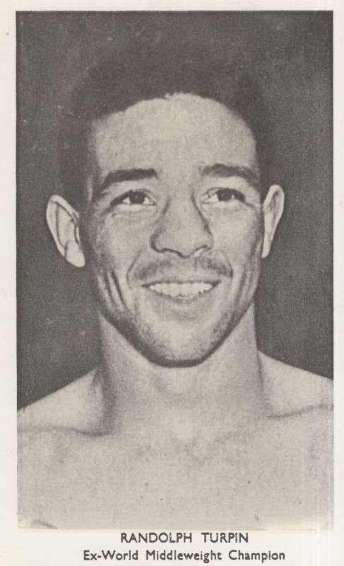 Randolph Turpin Middleweight Boxing Champion Postcard