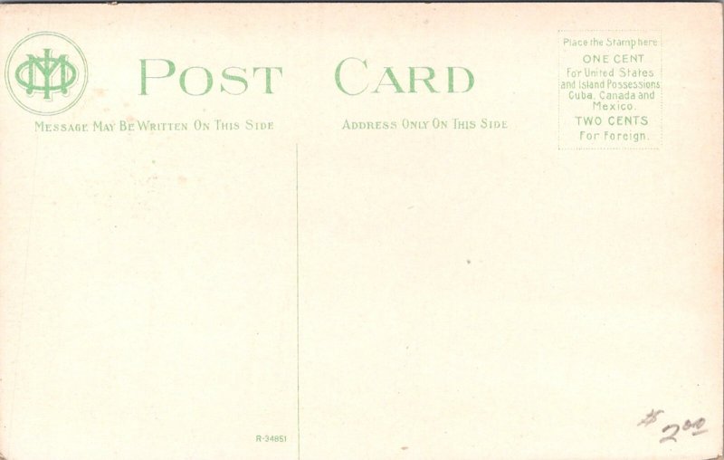 The Fountain, Riverside Park Baltimore MD Vintage Postcard O17