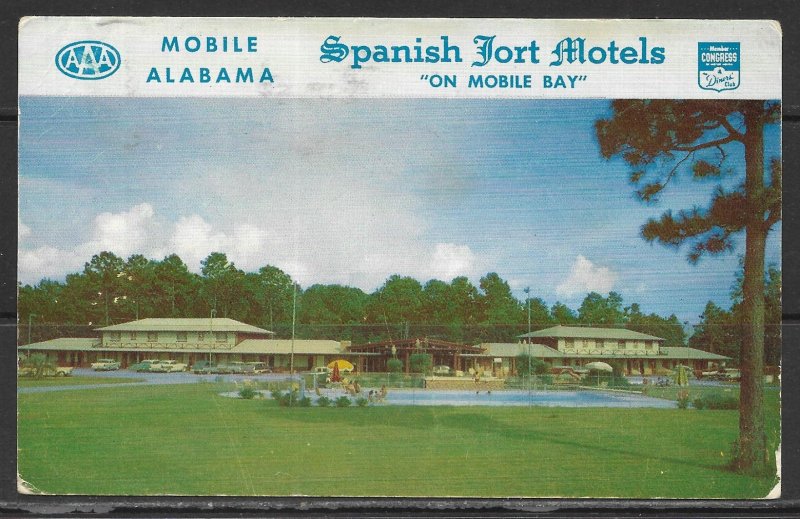 Alabama, Mobile - Spanish Fort Motels - [AL-022]