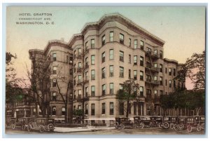 c1920 Hotel Grafton Connecticut Avenue Washington DC Vintage Antique Postcard