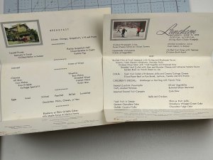 Vintage Restaurant Menus Buck Hill Inn Lunch + Breakfast 1970s