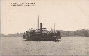 Belgium Anvers Antwerp Stadant Ship Boat Overzetboot Unused Postcard H54