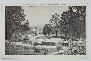 Bedford Virginia VA  Dairy Barn Elks National Home Postcard S20