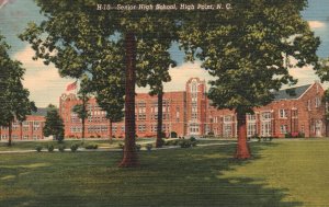 Vintage Postcard 1949 Senior High School Vocational High Point North Carolina NC