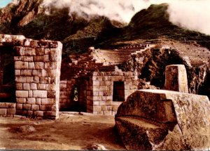 Peru Machu Picchu Intihuatana Hitching Post Of The Sun