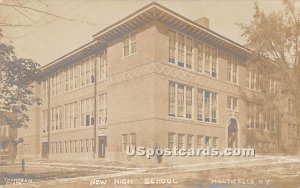 New High School - Monticello, New York NY Postcard