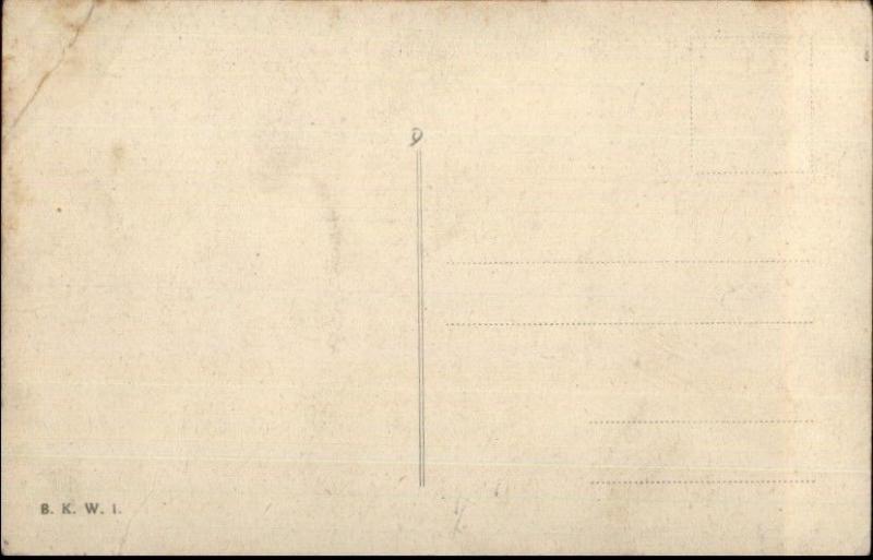 Propaganda Bauernfchrect Lion & Carcass E. Linzer - German WWI? Postcard