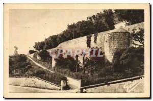 Postcard Old Angouleme Vieux Remparts (twelfth century)