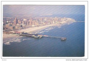 An aerial view of the famous world's playground,  Atlantic City, New Jersey, ...