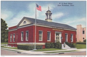 Post Office , EAST PALESTINE , Ohio , 1930-40s