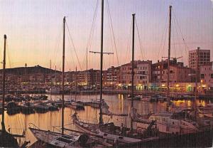 BT3839 Le cap d agde au crepuscule ship bateaux        France