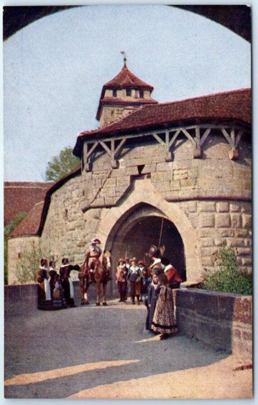 Postcard - Spital-Bastei - Rothenburg ob der Tauber, Germany