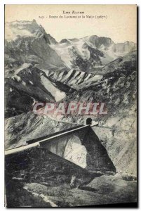 Old Postcard The Lautaret Alpine Road and Maije (3987 m)