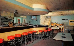 Normandy Restaurant Lake Geneva WI Bar Mid-Century Modern 1950s Vintage Postcard