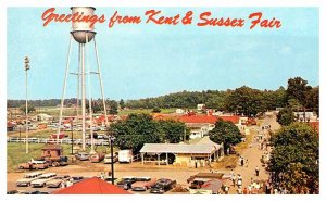 Postcard TOURIST ATTRACTION SCENE Harrington Delaware DE AU4836