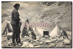 Old Postcard Militaria Alpine hunters