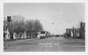 Automobiles Canistoga South Dakota #56 1930s RPPC Photo Postcard 21-1366
