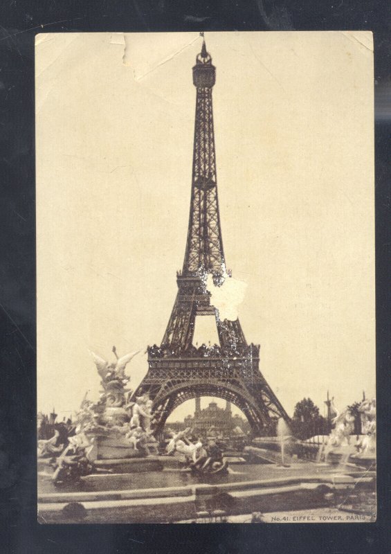 HOOD'S PHOTOS OF THE WORLD PARIS FRANCE THE EIFFEL TOWER LOWELL MASS ADVERTISING