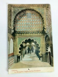 Vintage Postcard La Mezquita Capilla de San Fernando Spain