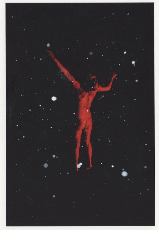 Paul Cupido Teardrop Human Floating Into Space Award Photo Postcard