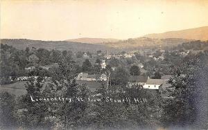 Londonderry VT View From Stowell Hill RPPC  Postcard