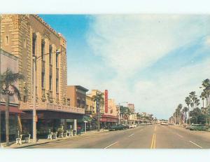 Unused Pre-1980 OLD CARS & SHOPS ON STREET Daytona Beach Florida FL n0768