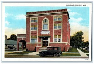 c1920s Elks Club Exterior Roadside Scene Fremont Nebraska NE Unposted Postcard