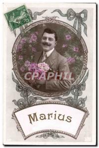 Old Postcard Marius Surname