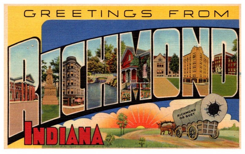 Indiana  Richmond  LARGE LETTER