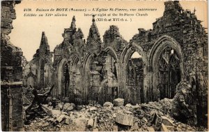 CPA ROYE Ruines - L'Eglise Saint-Pierre - Vue Interieure (1292567)