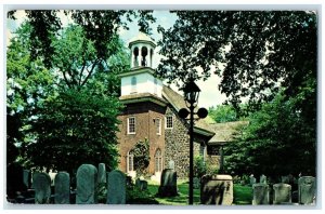 c1960 Old Swedes Church Chapel Exterior Wilmington Delaware DE Vintage Postcard