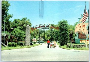 Postcard - Entrance to the Fountain of Young - St. Augustine, Florida