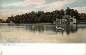 Tuck Augusta Georgia GA Lake View Park c1910 Vintage Postcard