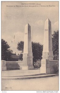 Monument En Memoire Des Morts Heroiques De La 3 Division Des Etats-Unis, Chat...