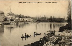 CPA CHATEAUNEUF-sur-SARTHE - L'Ecluse et le Barrage (296687)