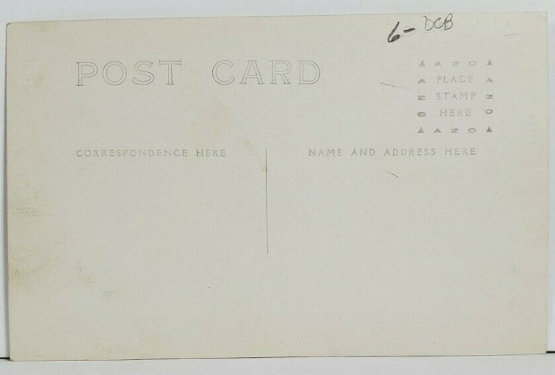 RPPC Elks Bldg & Undertaker POCATELLO IDAHO and De Loux Contractors Postcard P9