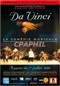 Modern Postcard Casino de Paris Da Vinci Broadway Musical Comedy