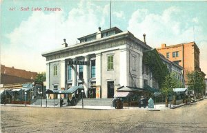 Postcard C-1910 Utah Salt Lake City Theater occupation auto 23-11686