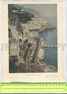 476351 Italy Amalfi south coast Vintage russian illustration