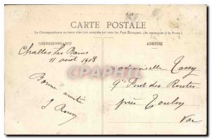 Old Postcard Challes waters General view