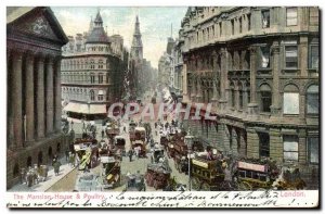 Old Postcard The Mansion House Poultry London