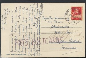 Family History Postcard - Cumming / Dron - Col Co, Nova Scotia, Canada RF3324