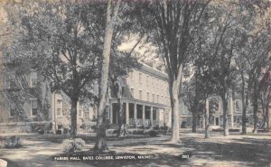 Parker Hall Bates College Lewiston Maine postcard