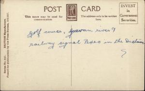 Girvan Scotland New Half Golf Course c1910 Postcard