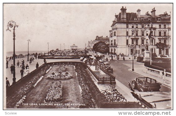 RP: The Leas, Lokking West, FOLKESTONE, Kent, England, United Kingdom, PU-1949